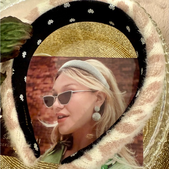 Lele Sadoughi Accessories - Lele Sadoughi Pink Leopard Knit Alice Headband